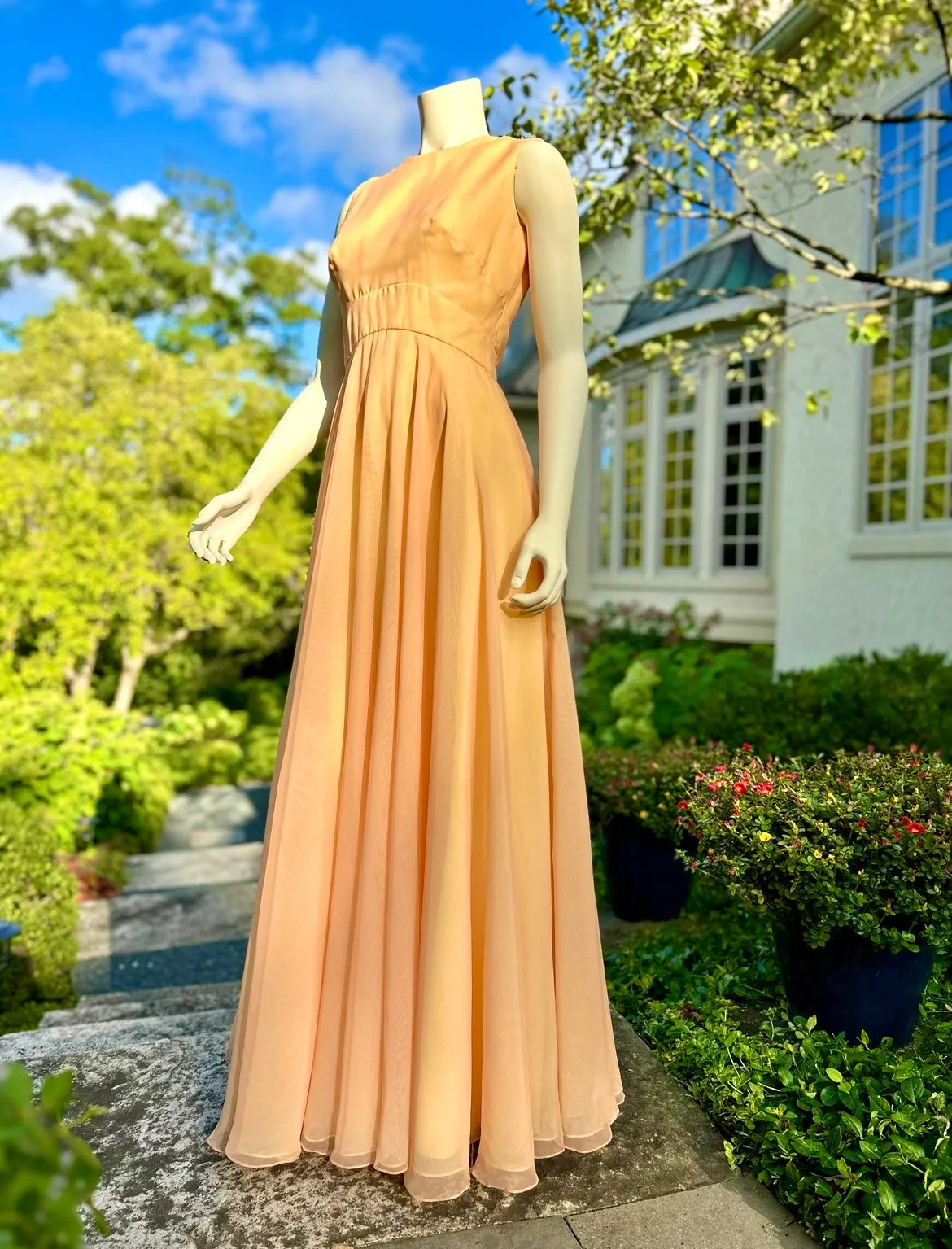 1970s Sunset Shimmer Gown