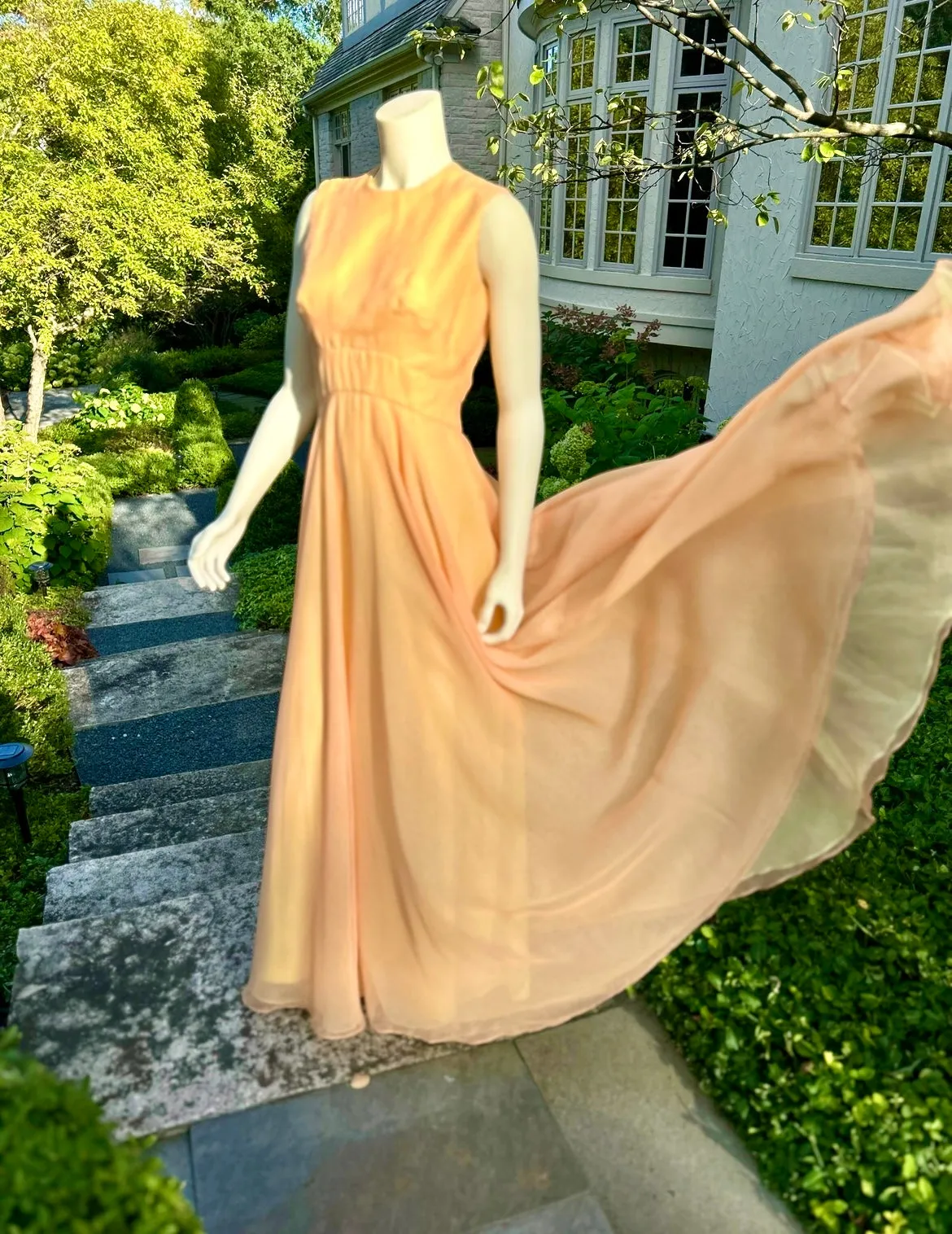 1970s Sunset Shimmer Gown