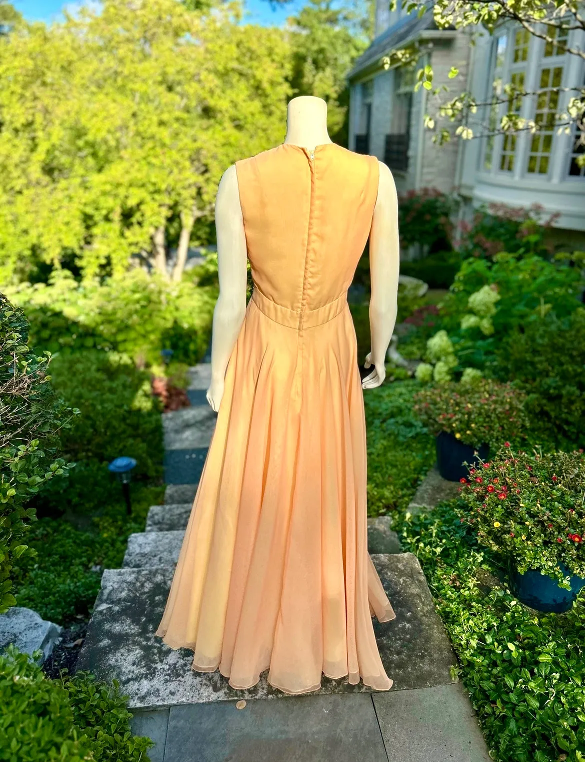 1970s Sunset Shimmer Gown