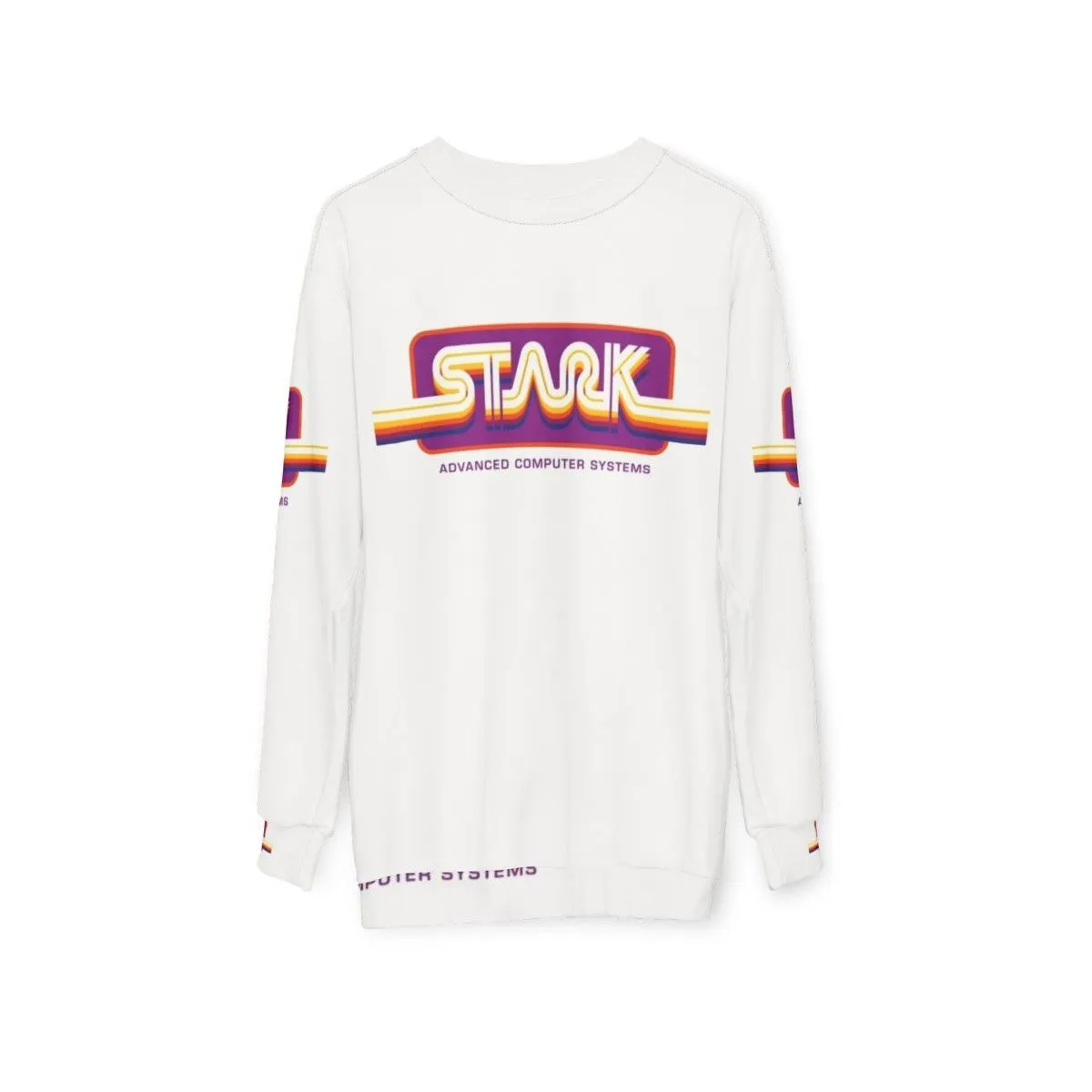 1980s Stark Technologies Computer Graphics Sweatshirt - Retro Gaming Marvel Tee