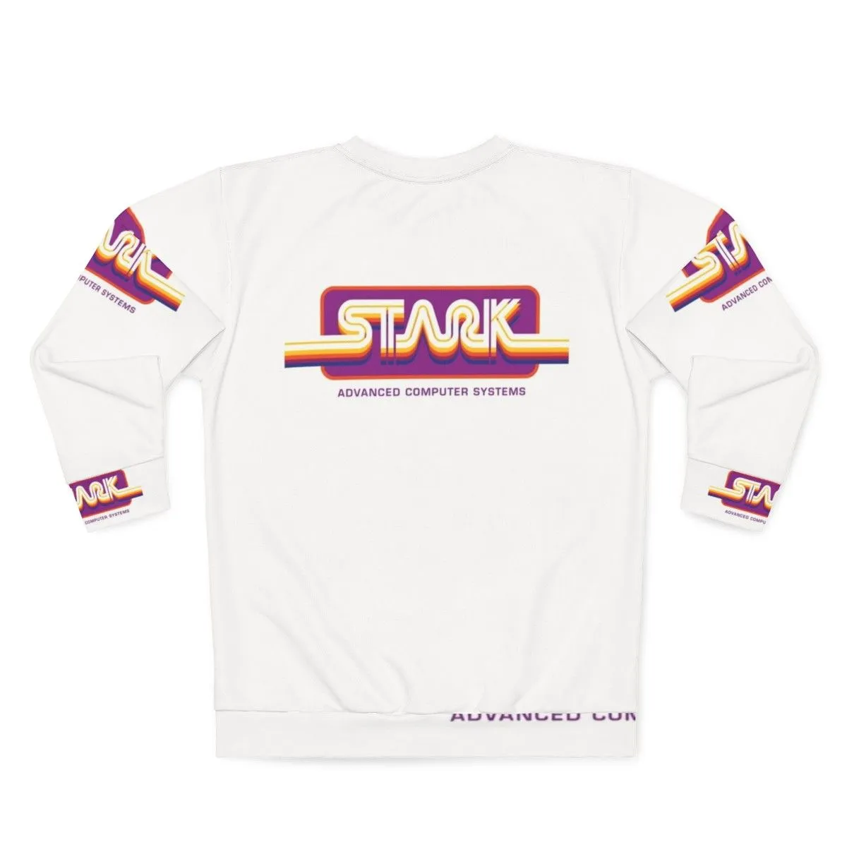 1980s Stark Technologies Computer Graphics Sweatshirt - Retro Gaming Marvel Tee