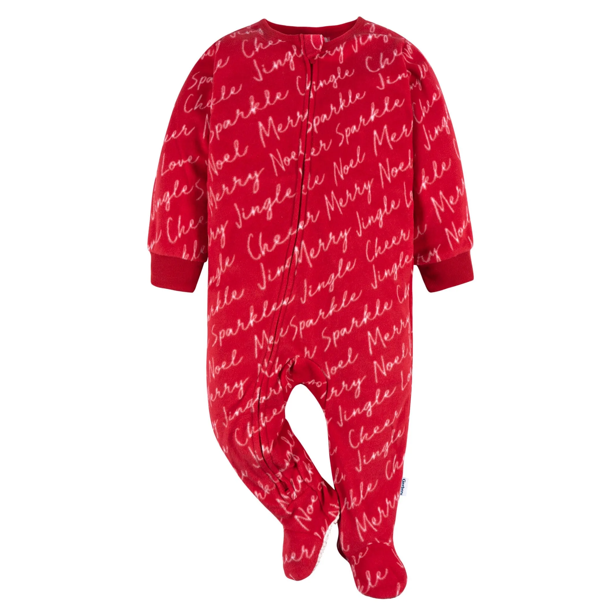 2-Pack Baby & Toddler Neutral Deer Fair Isle Fleece Pajamas