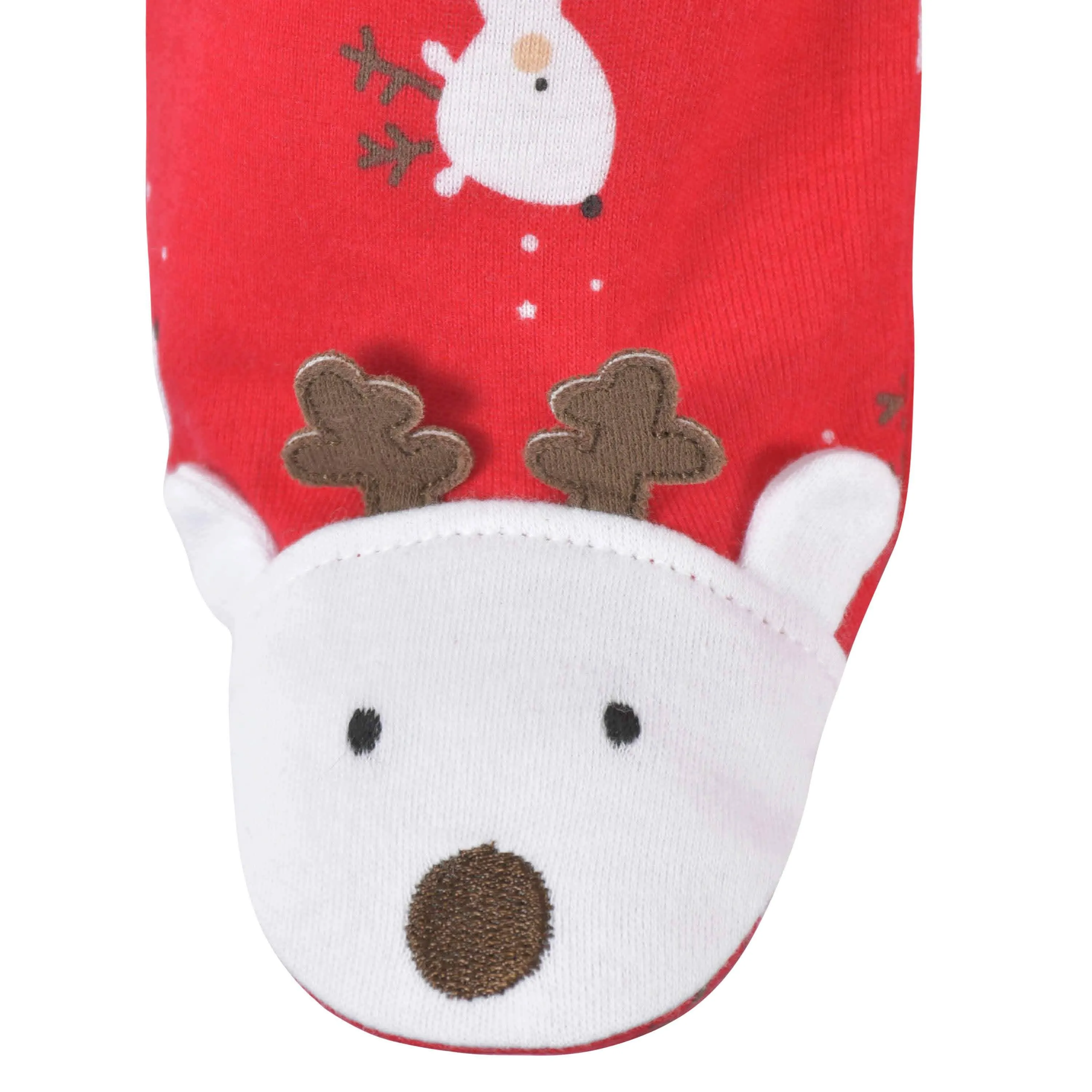 2-Piece Baby Neutral Reindeer Sleep 'n Play & Hat