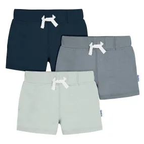 3-Pack Baby & Toddler Boys Blues Knit Shorts