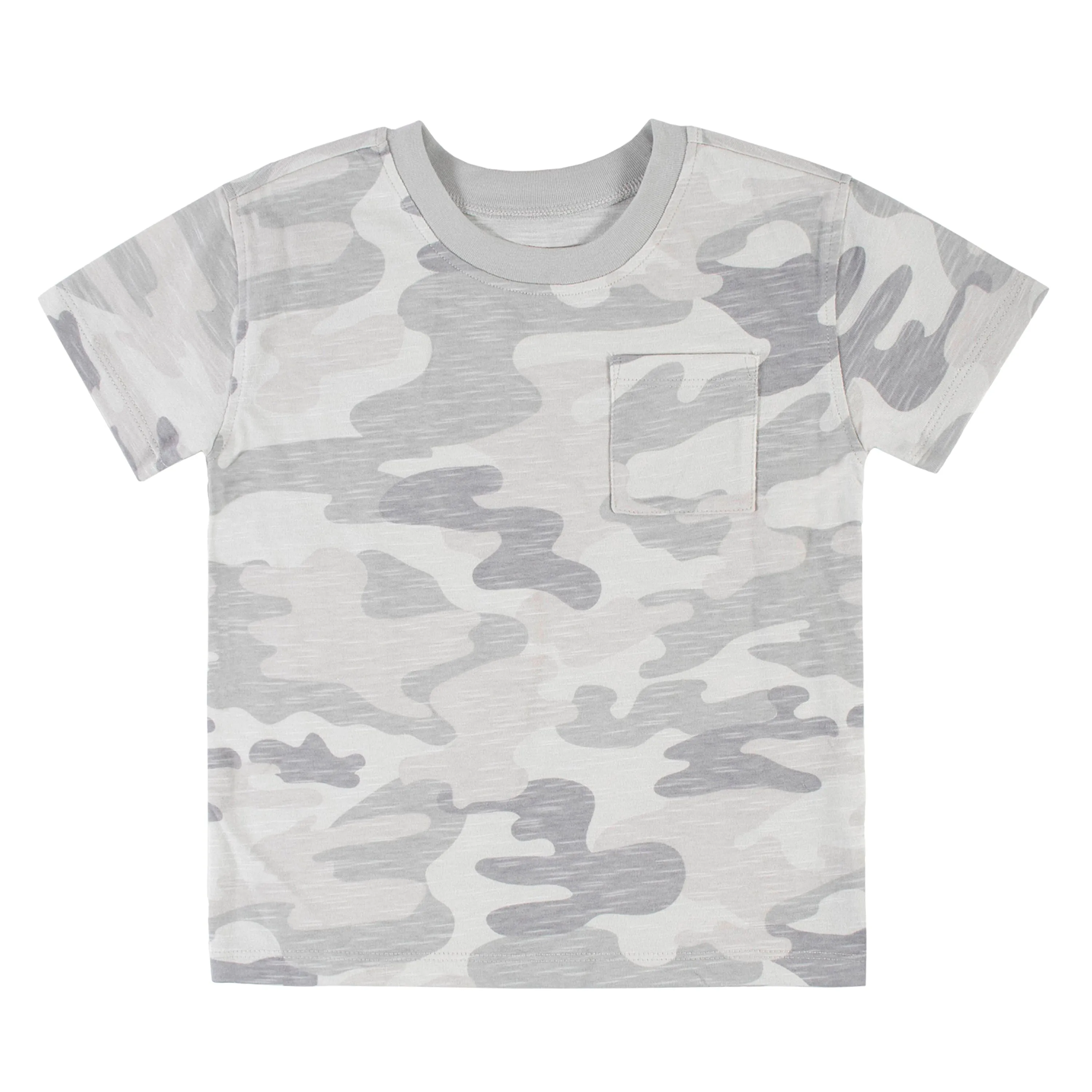 3-Pack Infant & Toddler Boys Camo & Asphalt Short Sleeve Tees