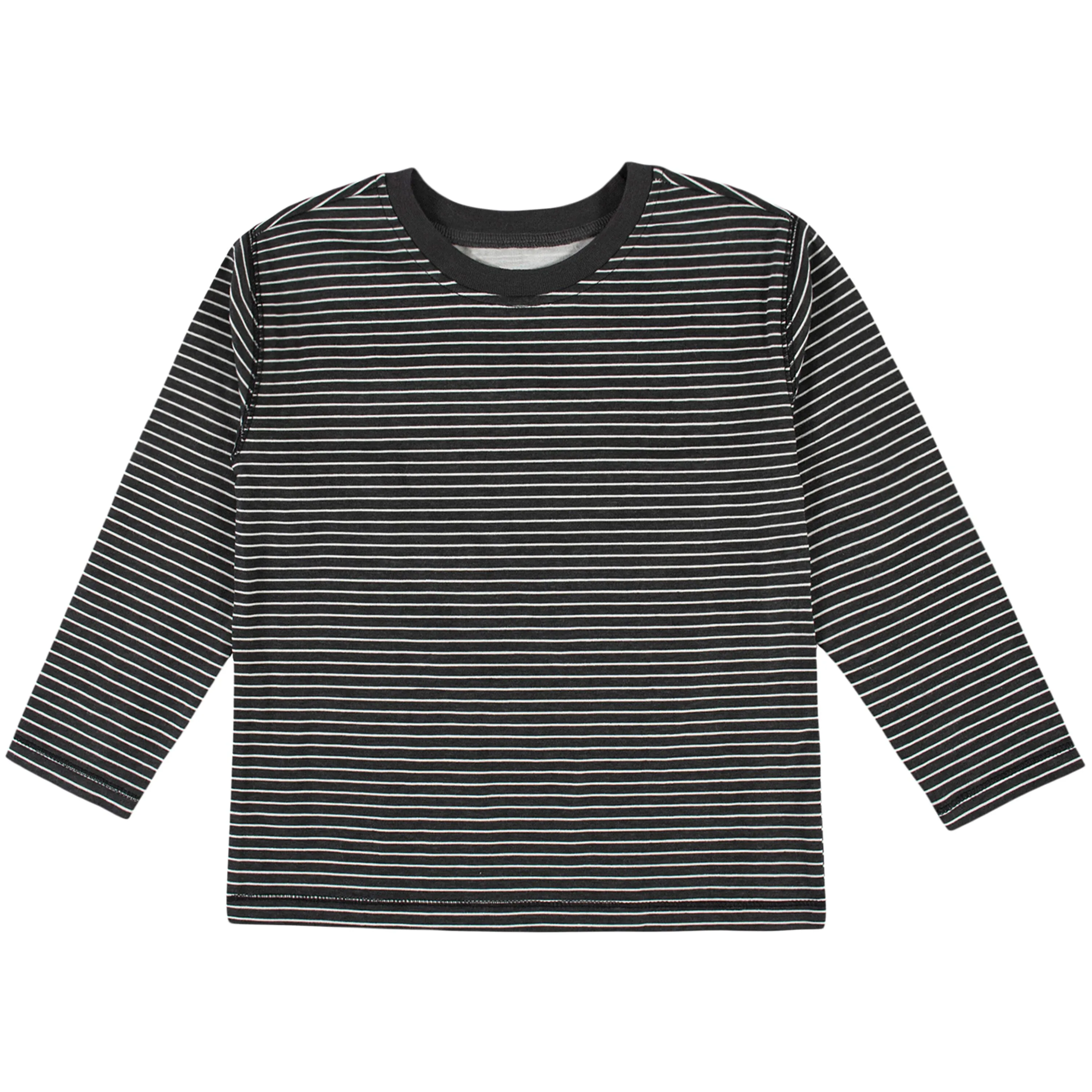 3-Pack Infant & Toddler Boys Gray Long Sleeve Tees