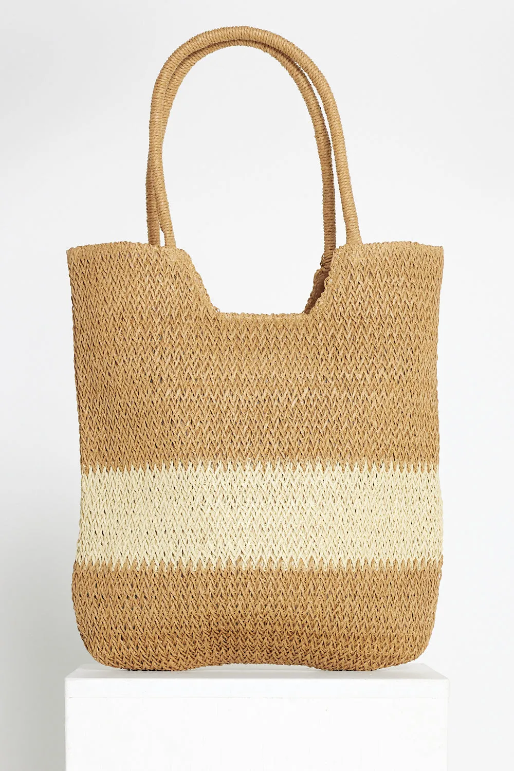 Acapulco Bag - Brown/Cream