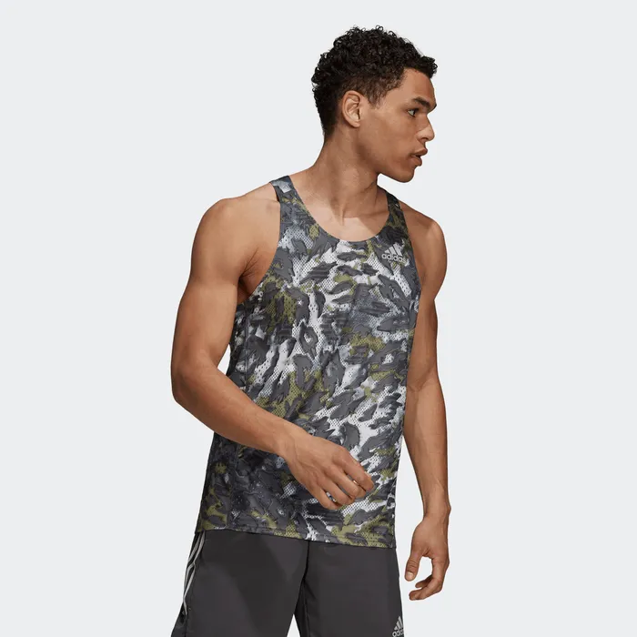 adidas Fast Graphic Primeblue Men's SInglet