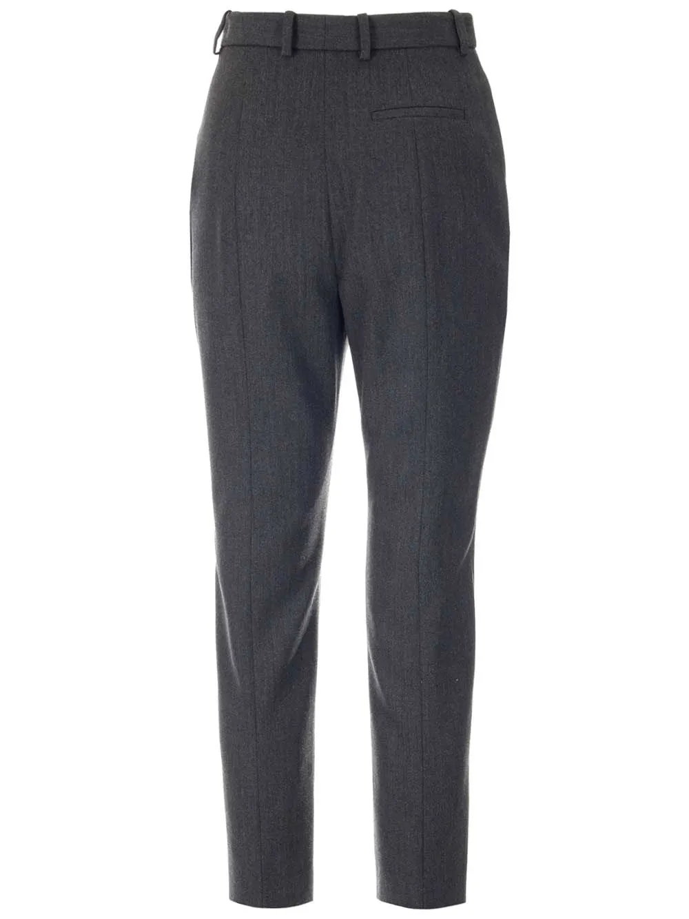 Alexander McQueen High Waist Slim-Leg Trousers