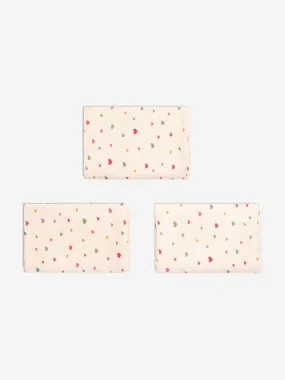 Baby 3 Pack Muslin Cloths Set in Ivory