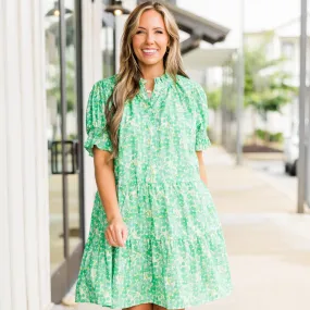 Bad At Love Dress, Green