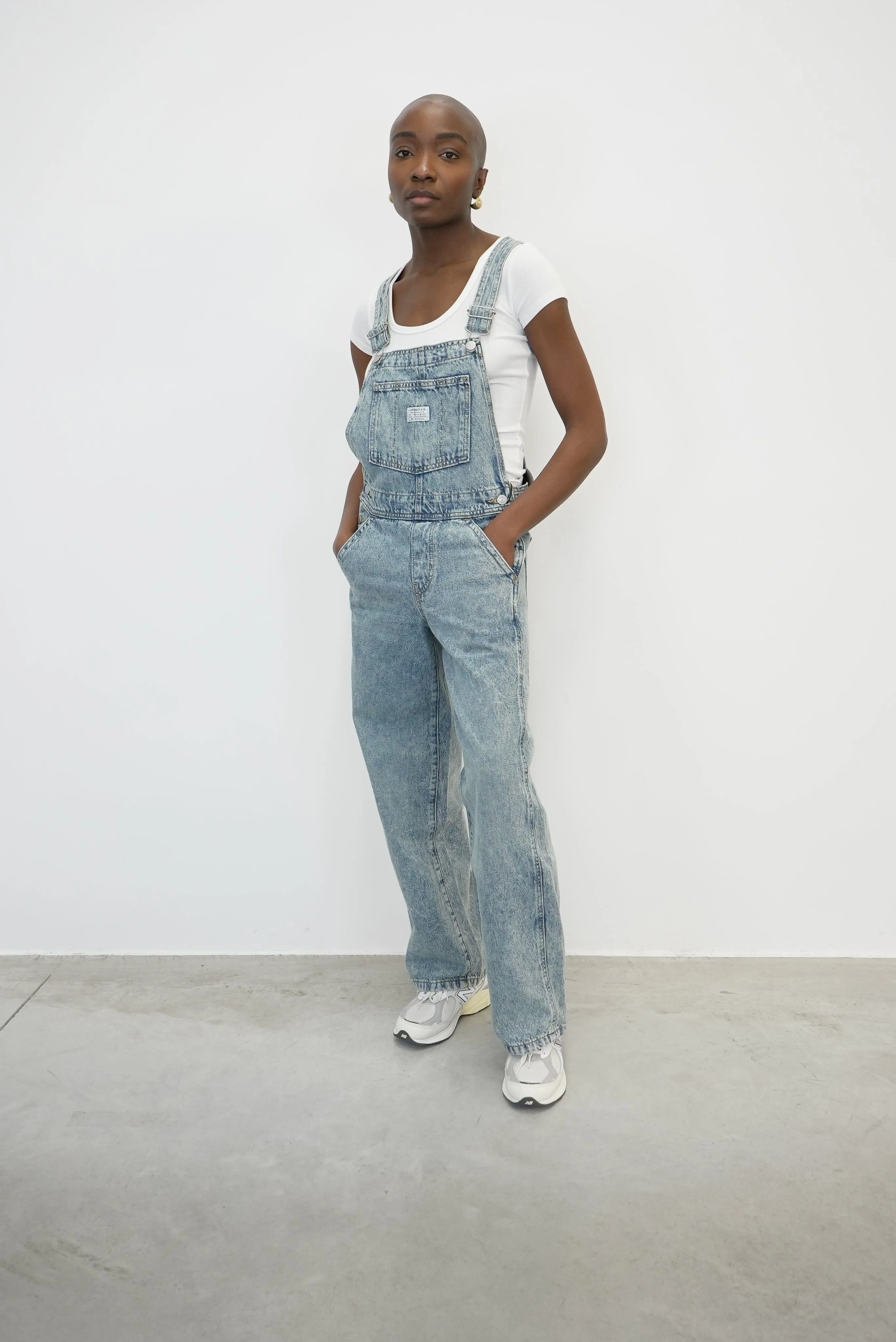 BAGGY OVERALLS IN BLUE