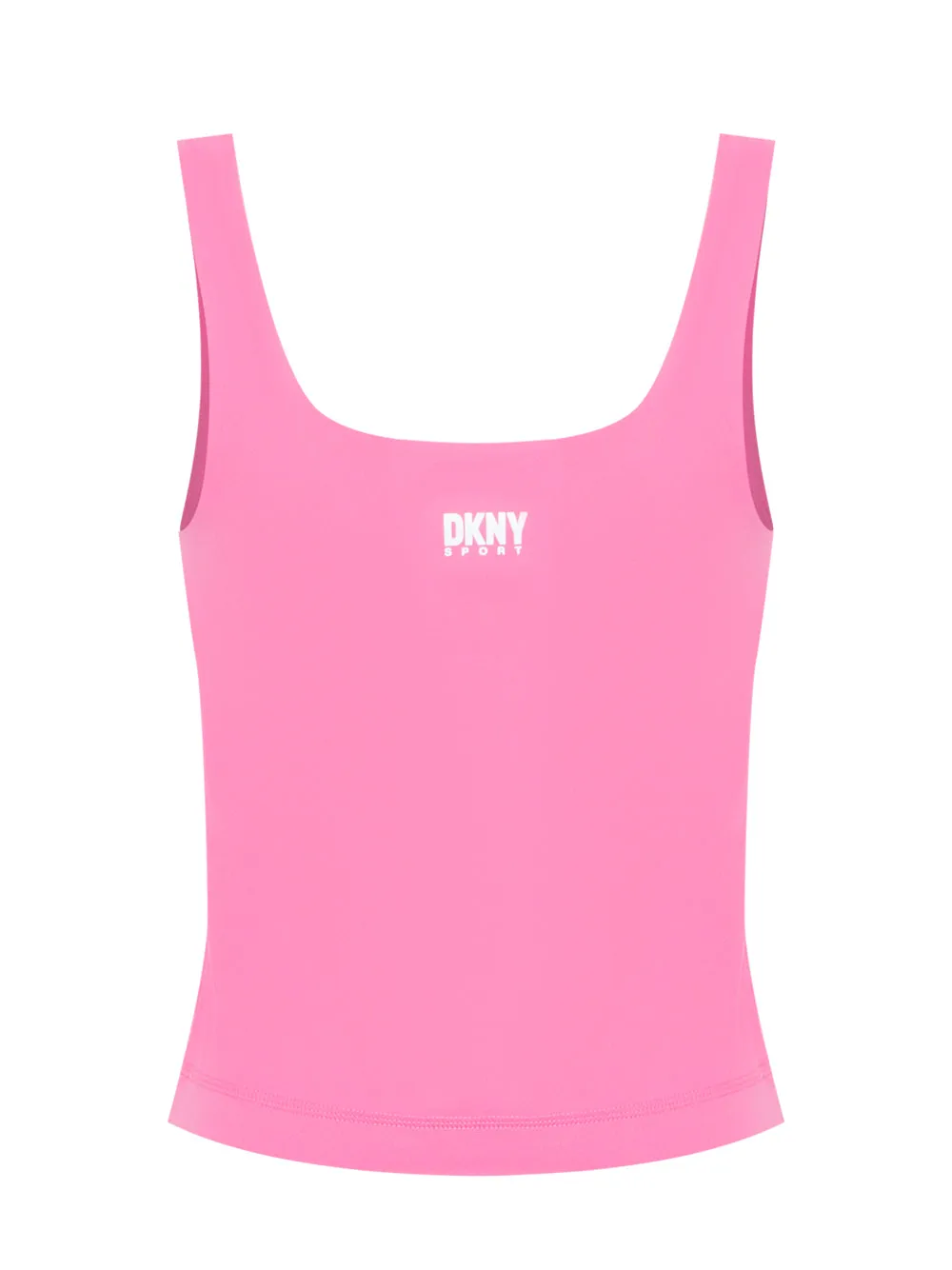 Balance Compression Tank With Built In Bra (Azalea Pink)