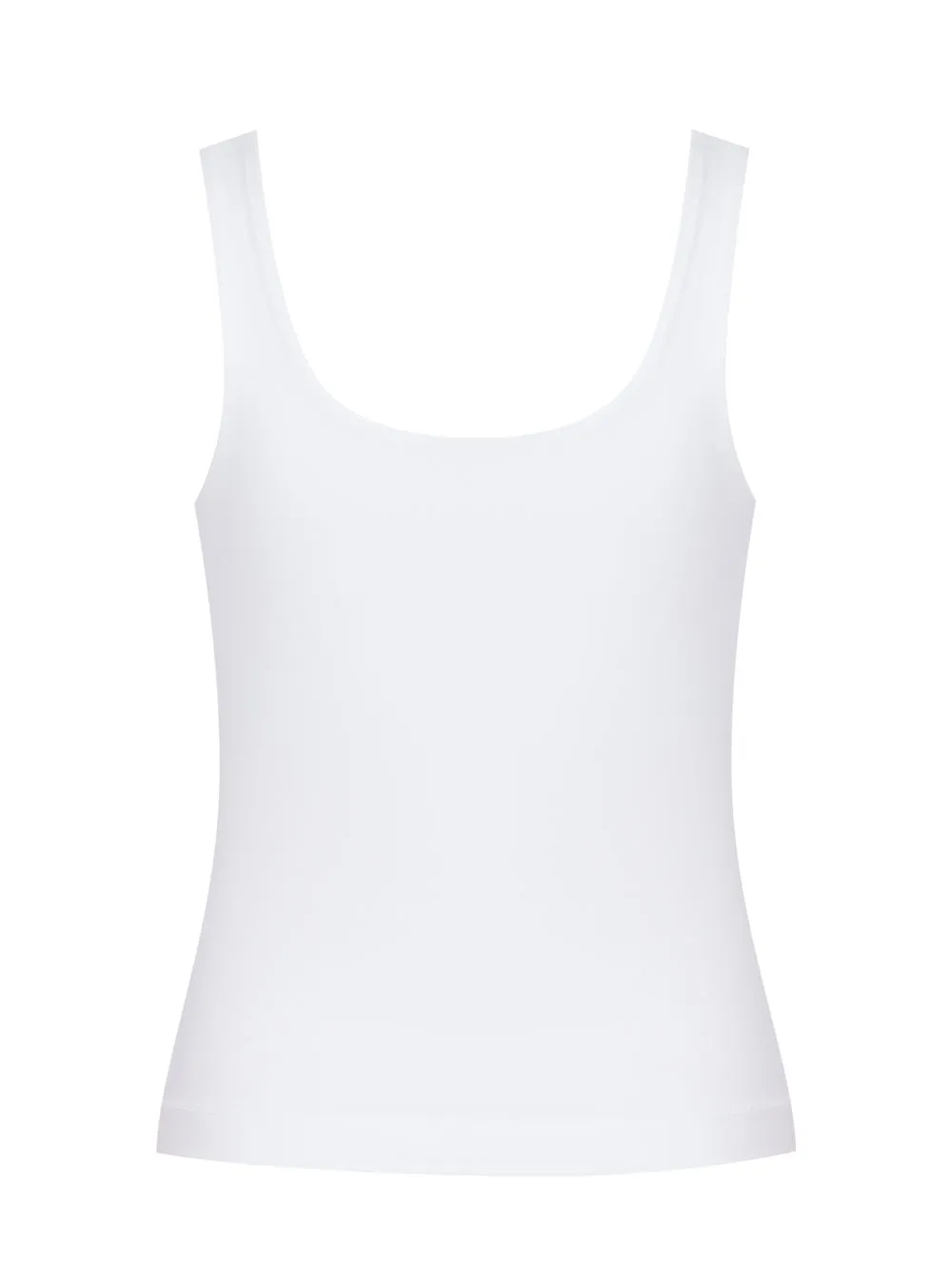 Balance Compression Tank With Built In Bra (White)