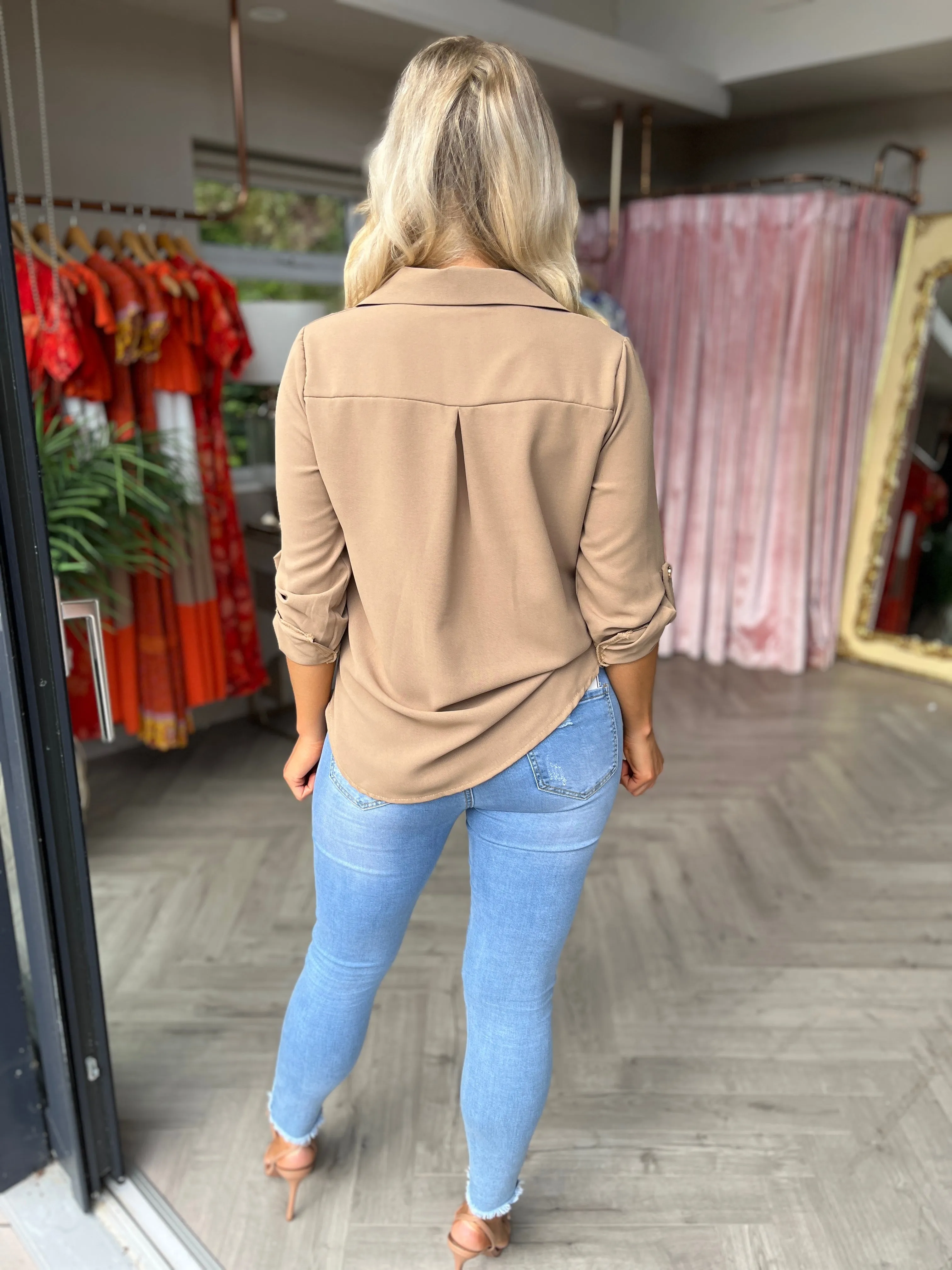 Billie Shirt Camel