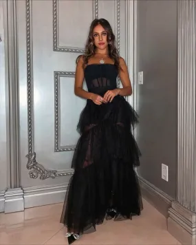 Black Prom Dress Women Sexy Dresses Elegant Party Dress     fg1994