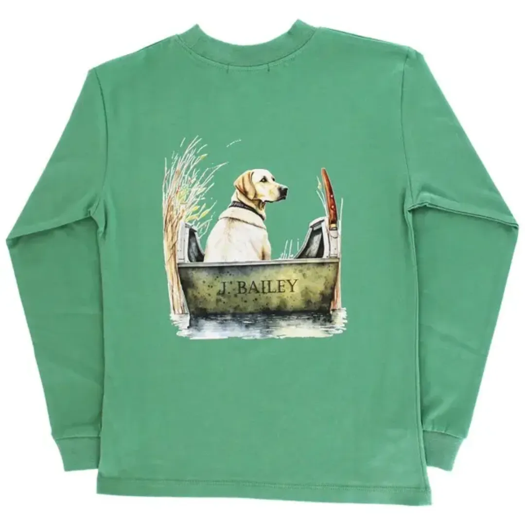 Boating Dog Long Sleeve T Shirt