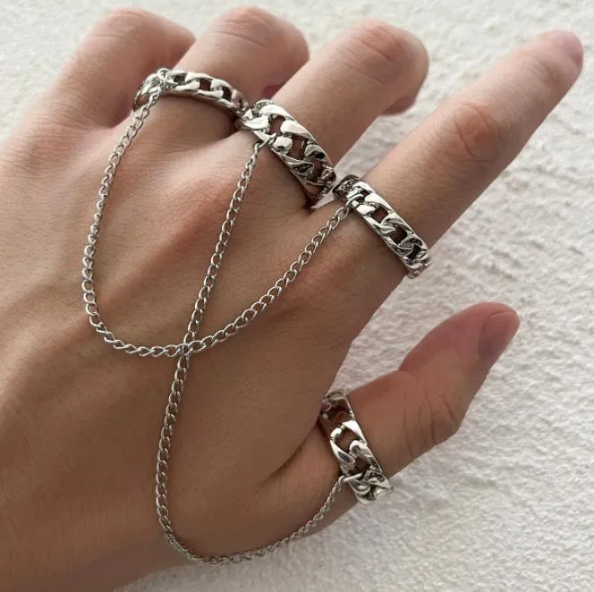 Boho Bliss Silver Gold Ring Set