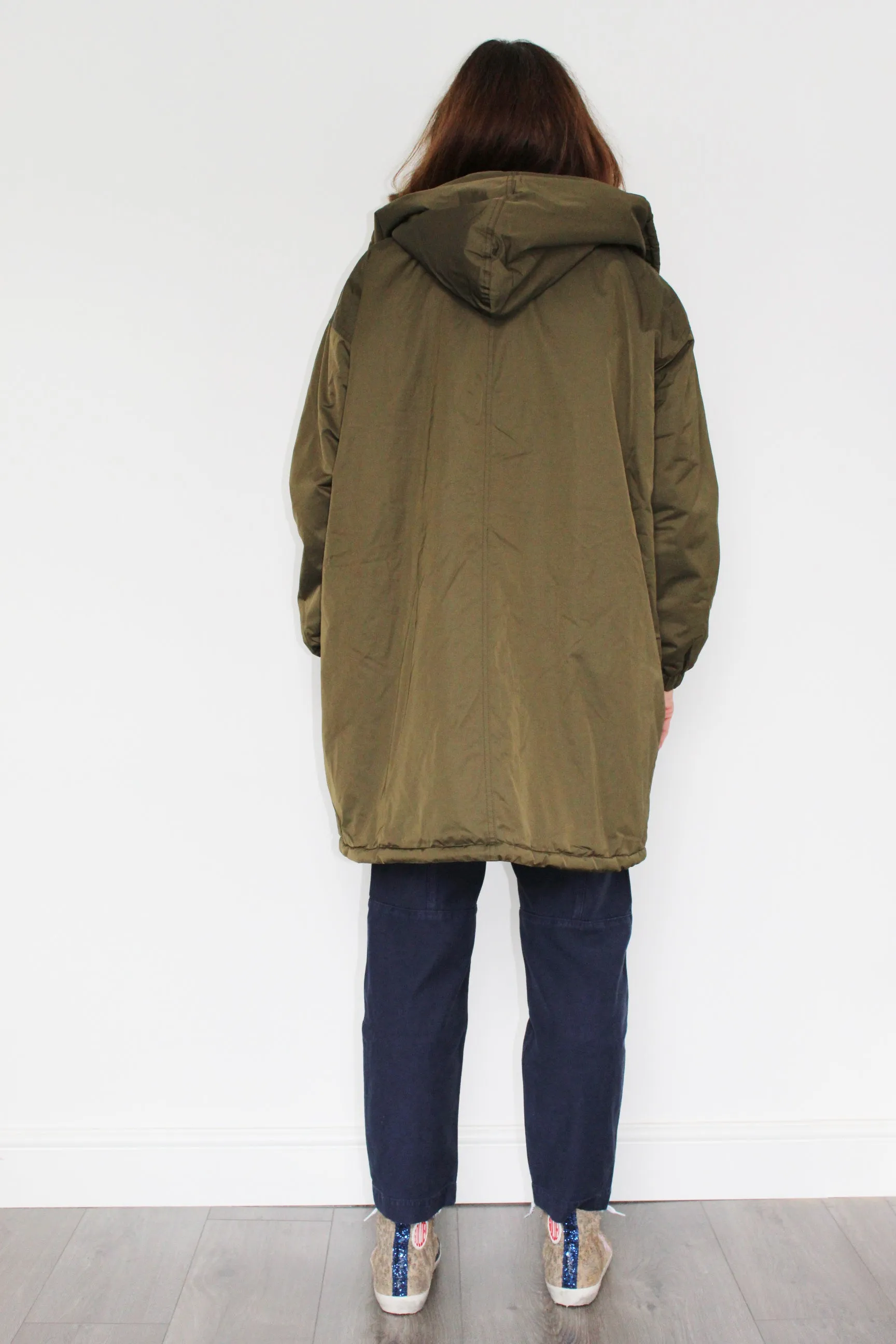 BR Laos Parka Coat in Olive