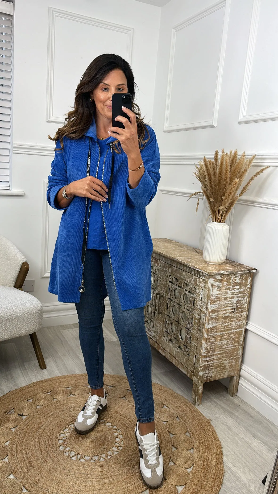 Cailin Royal Blue Hooded Cardigan