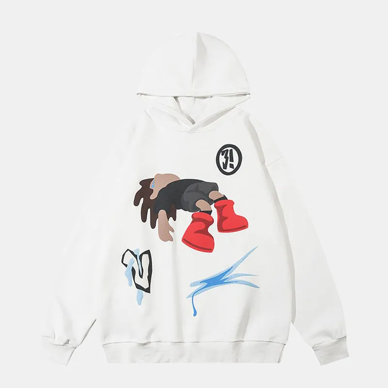 Cartoon | Anime Inspired Vibrant Oversized Hoodie