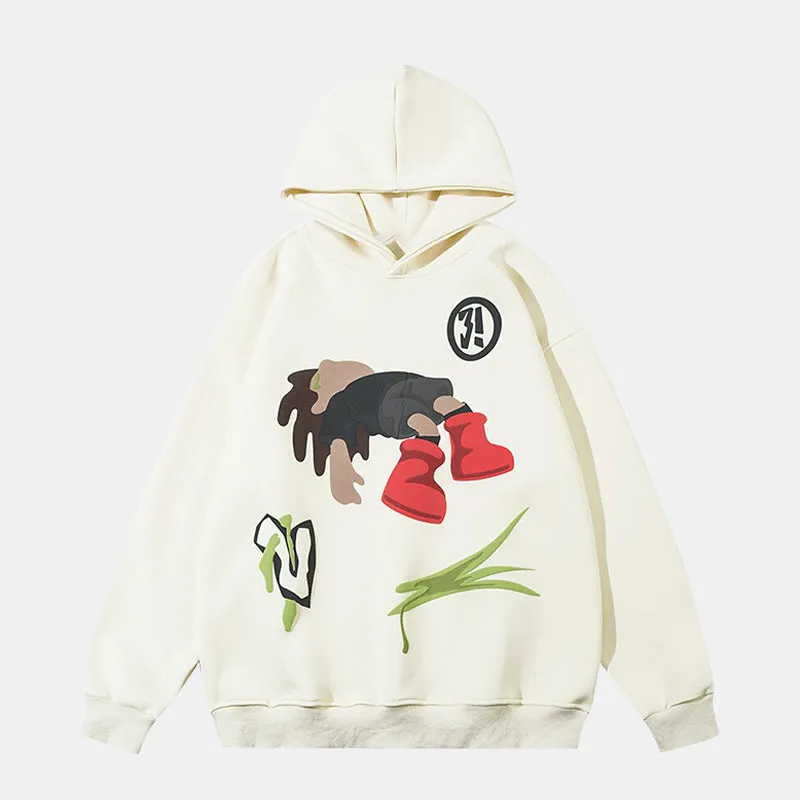 Cartoon | Anime Inspired Vibrant Oversized Hoodie