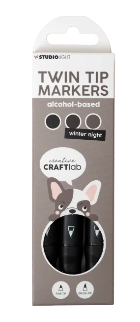 CCL Alcohol Marker Winter Nght Essentials 48x152x13mm 3 PC nr.08