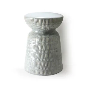 Ceramic Seating Stool Side Table