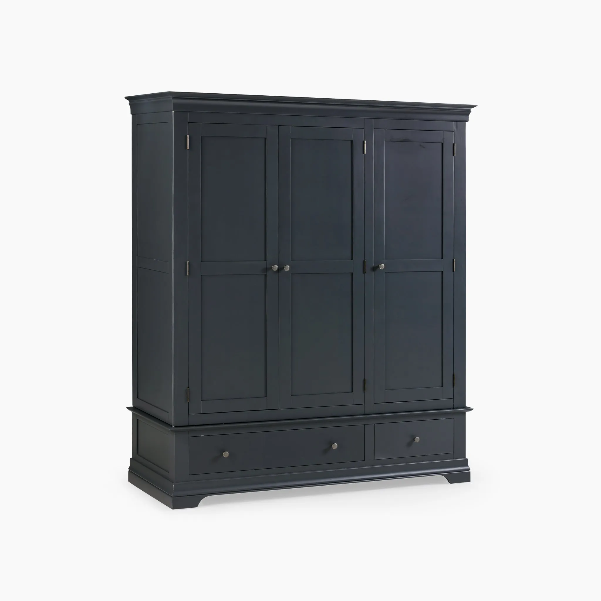 Chalbury Triple Wardrobe in Dusky Black