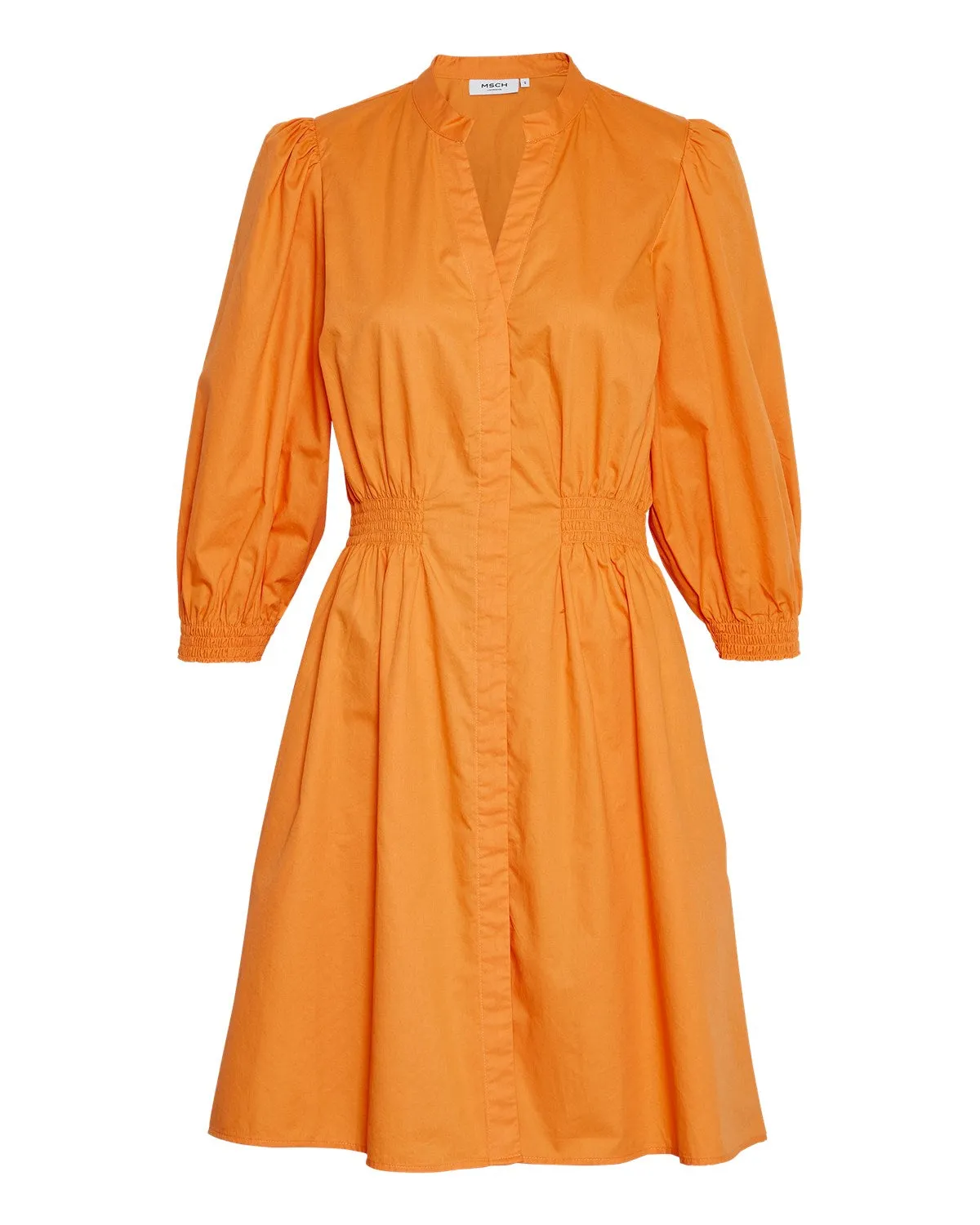 Chanet Petronia 3/4 Shirt Dress  - Apricot Tan