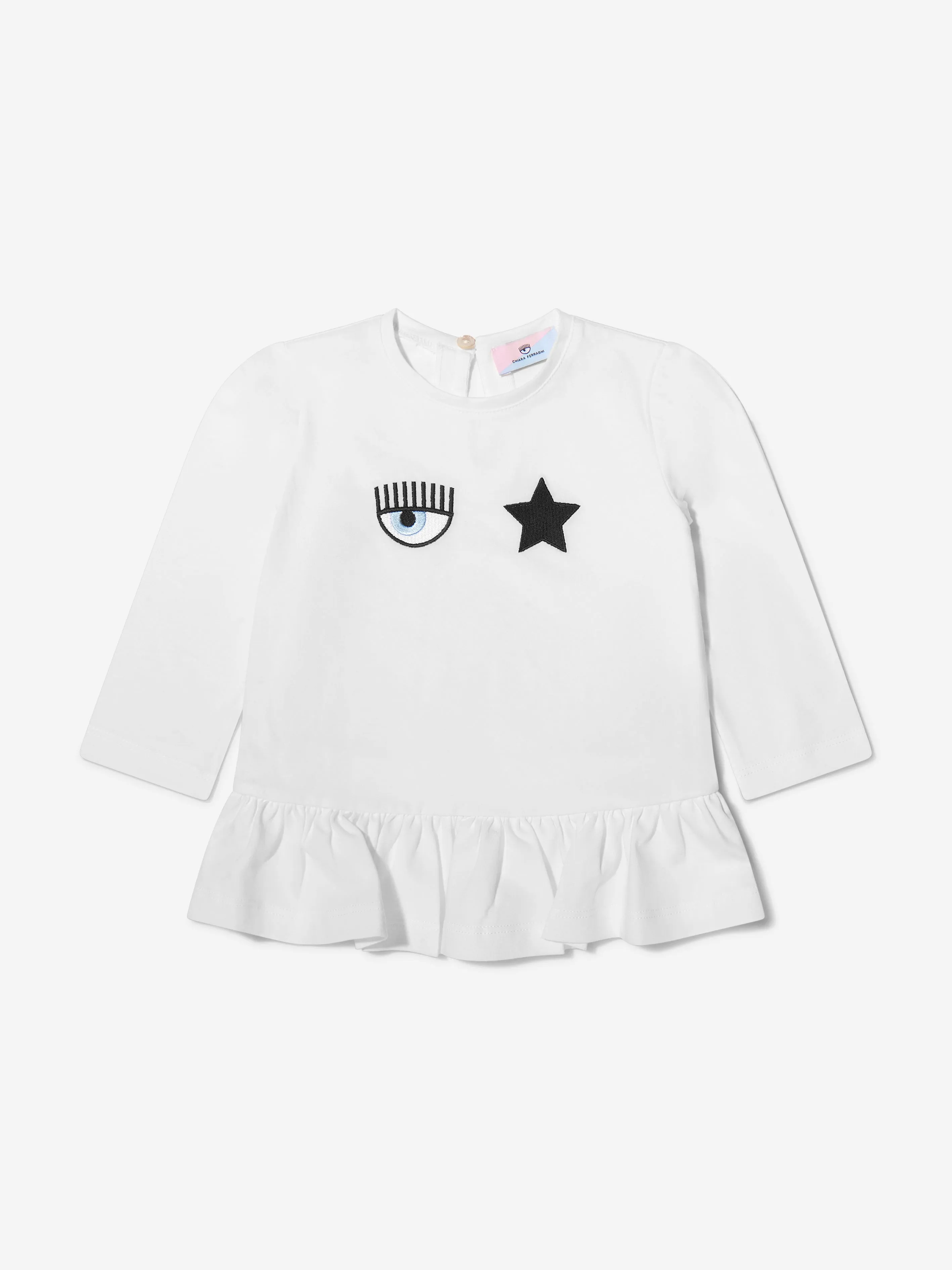 Chiara Ferragni Baby Girls Long Sleeve Maxi T-Shirt