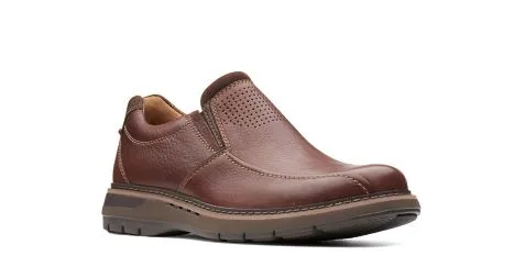 Clarks Un Ramble Step Mahogany