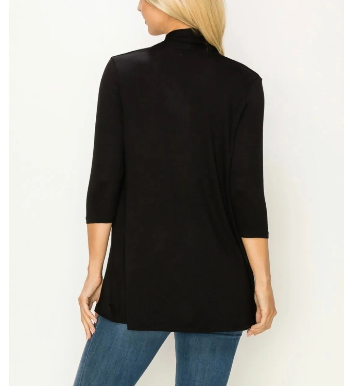 Comfy top with dolman sleeves top In our  charcoal stars print cozy brushed Jersey