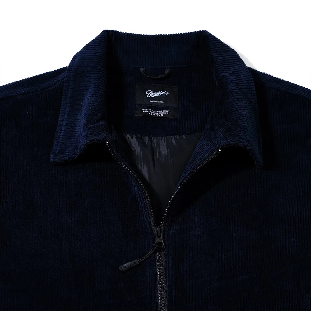 CP COLLAR NECK JACKET CORDUROY NAVY