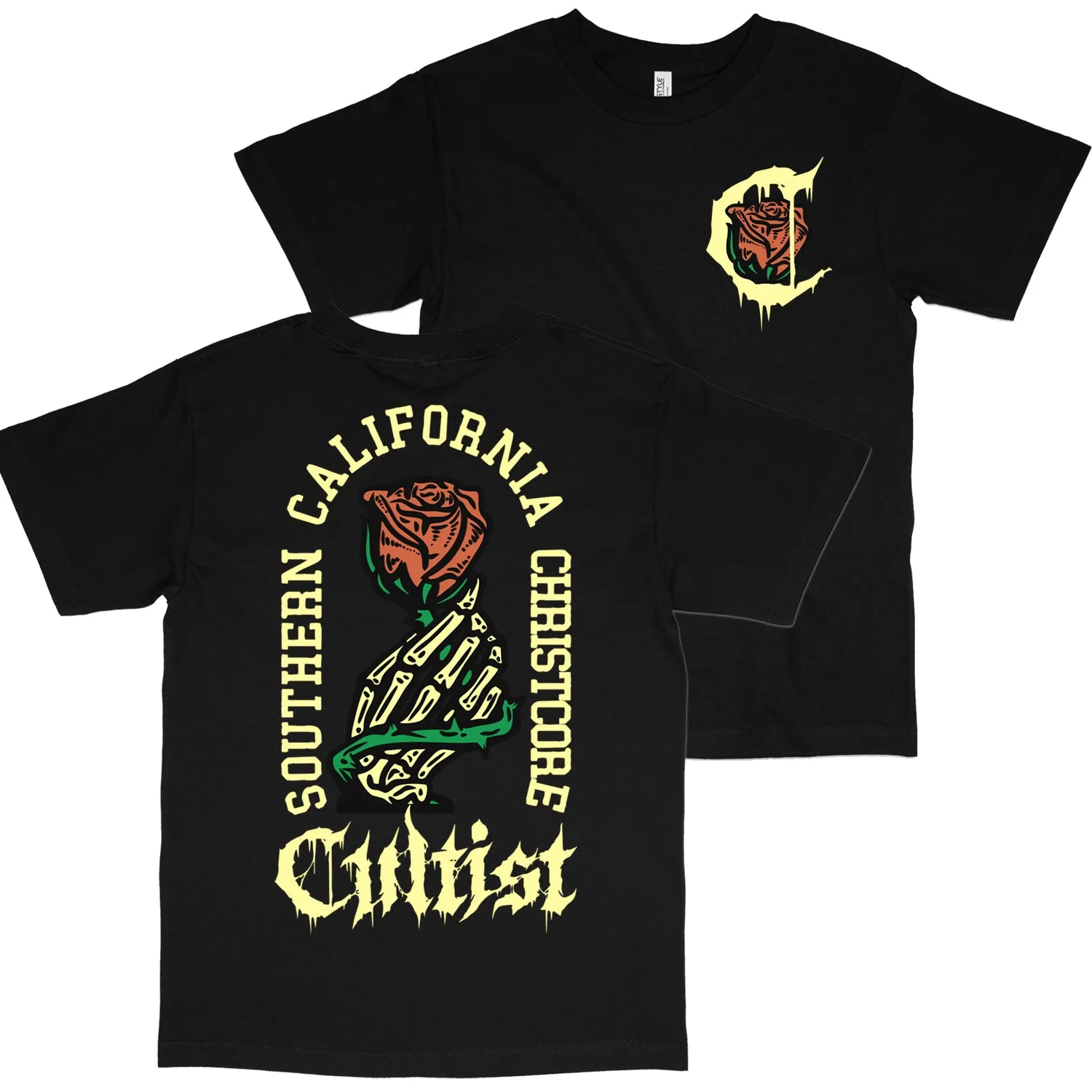 Cultrose Black - Tee