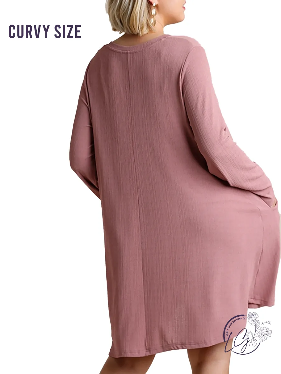 Curvy Good Feels Long Sleeve Dress