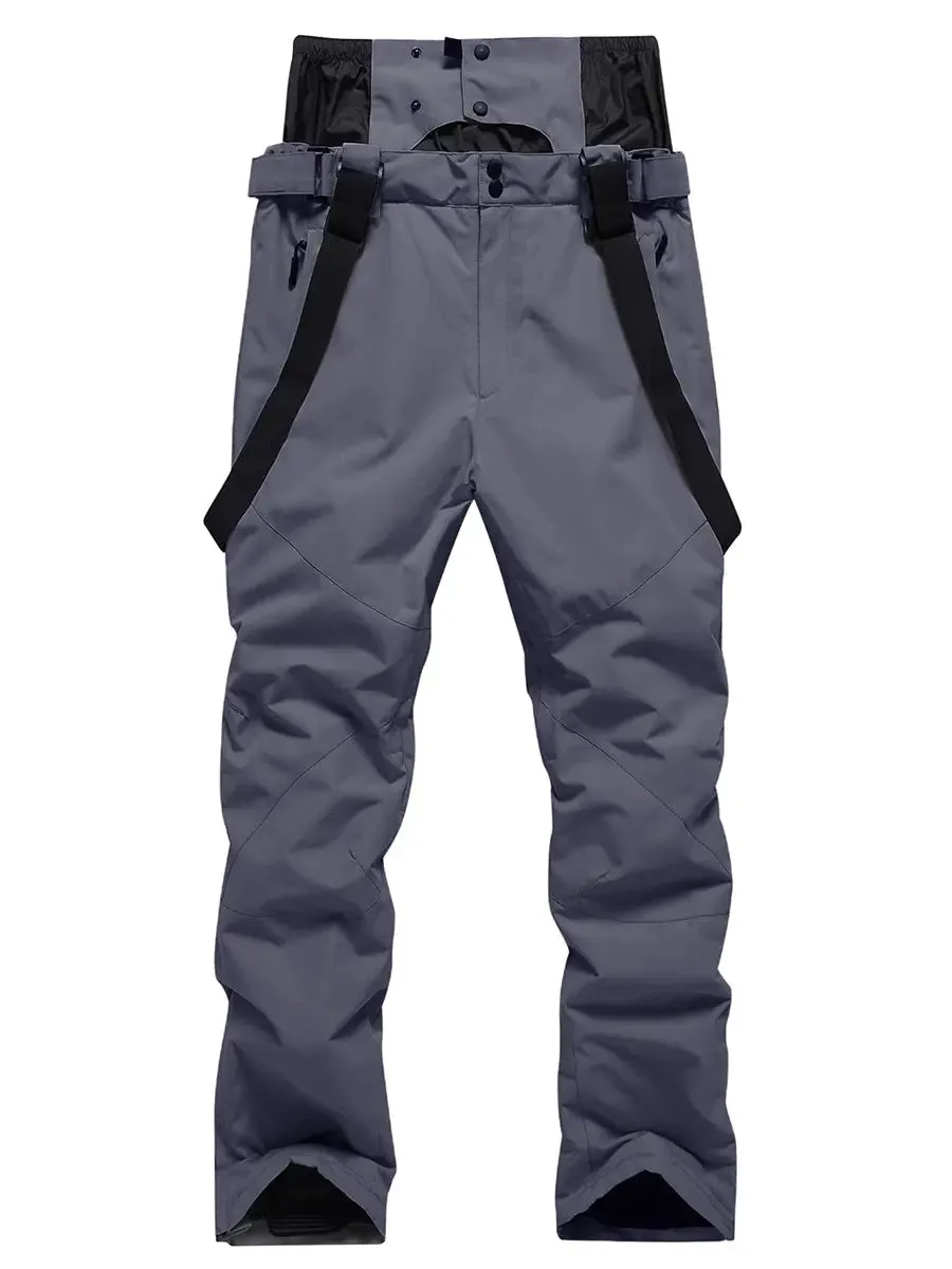 Detachable Ski Bibs & Pants Girls Double Strap Snow Pants