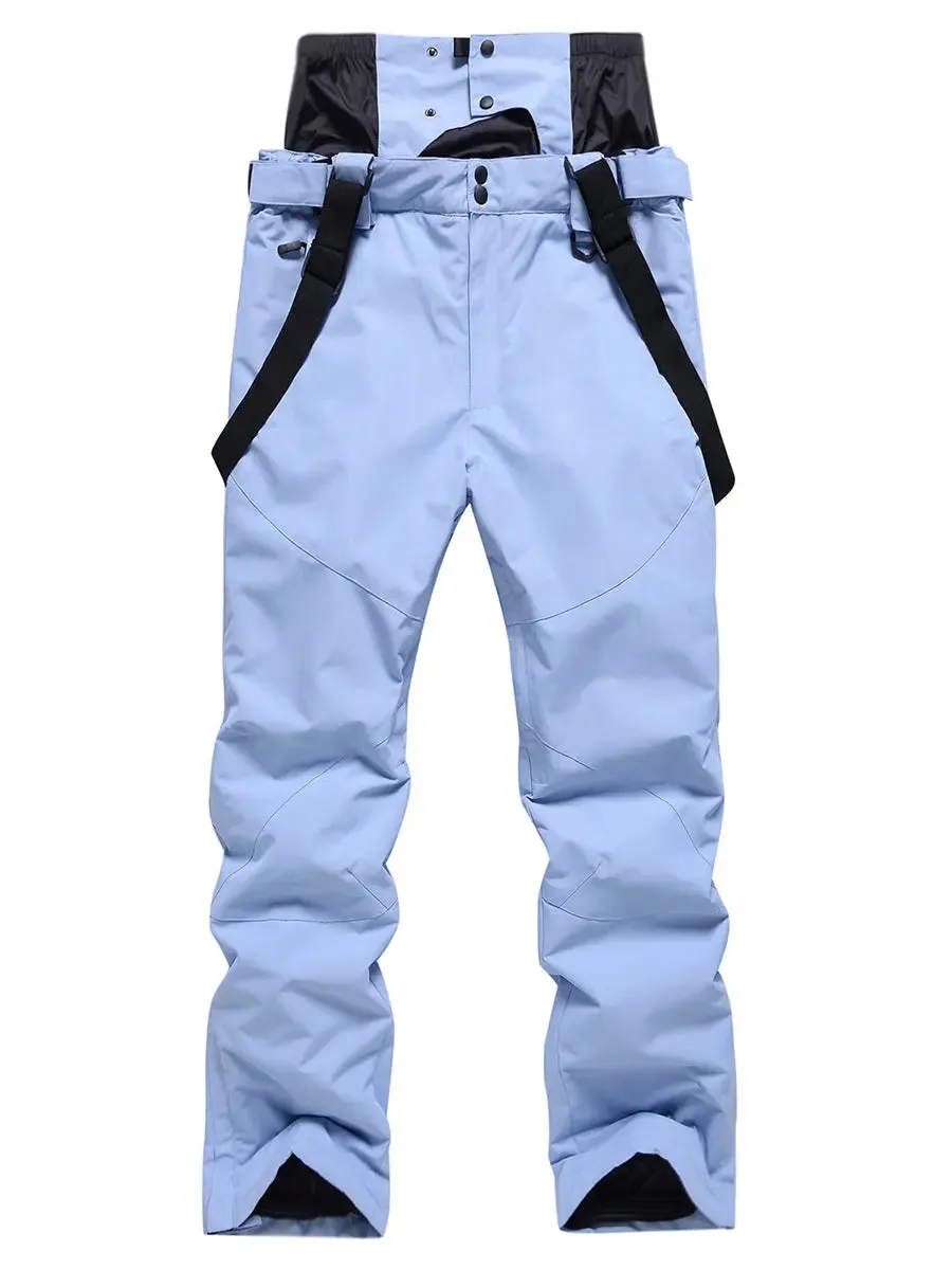 Detachable Ski Bibs & Pants Girls Double Strap Snow Pants