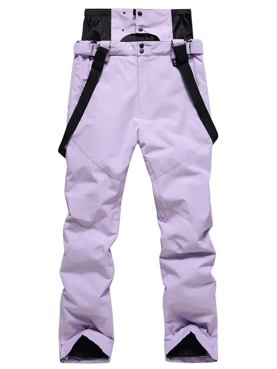 Detachable Ski Bibs & Pants Girls Double Strap Snow Pants