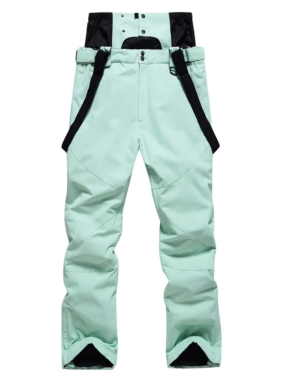 Detachable Ski Bibs & Pants Girls Double Strap Snow Pants