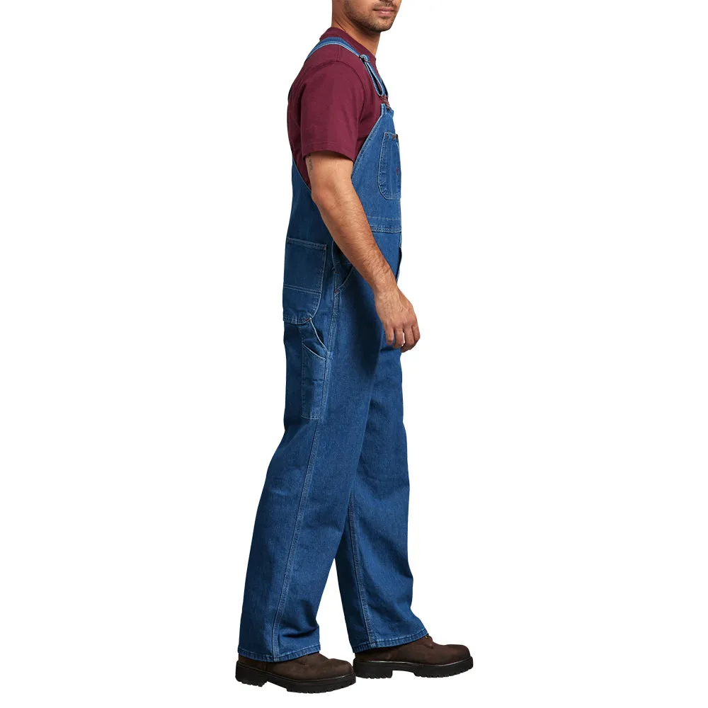 Dickies Men's Stonewashed Denim Bib Overall