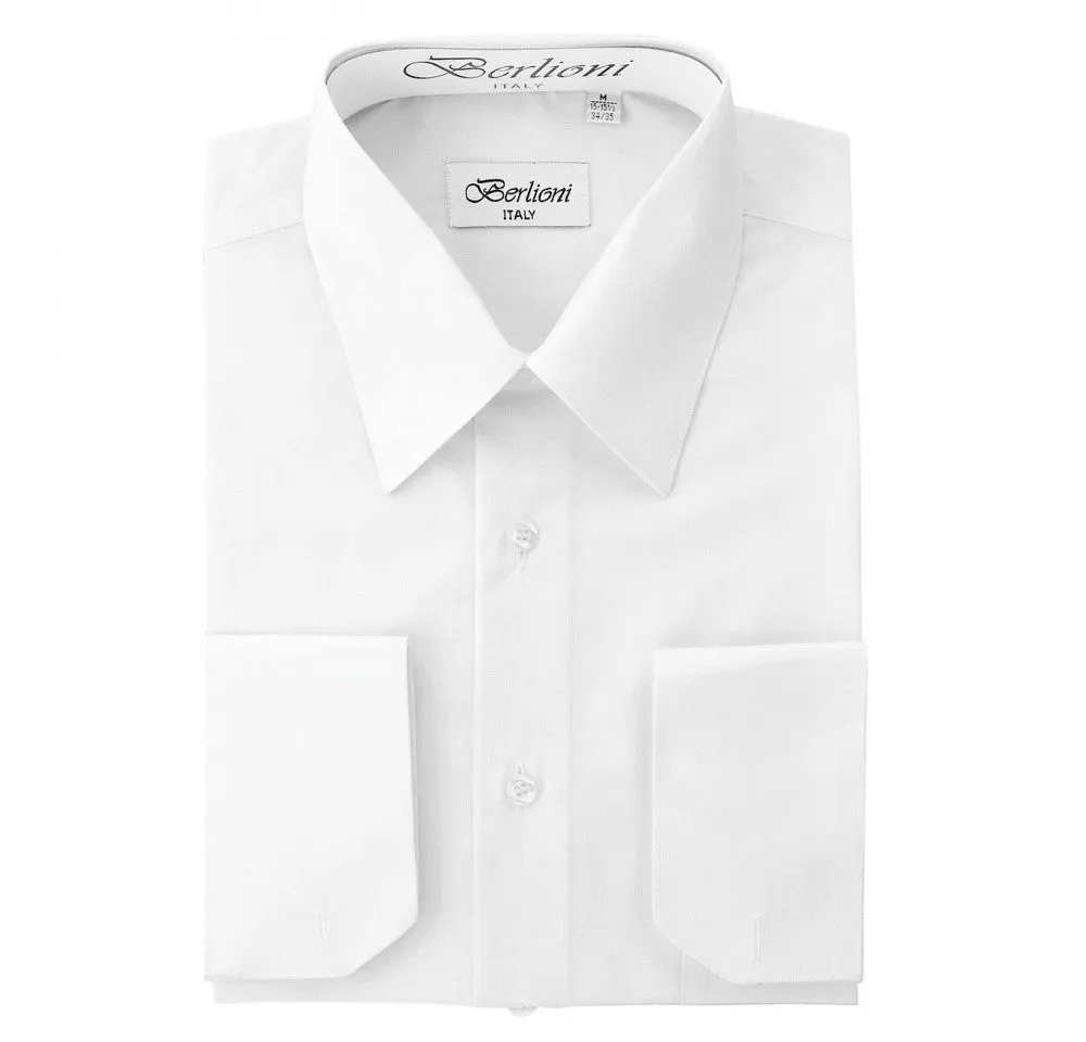 Dress shirt with French convertible cuffs 155480