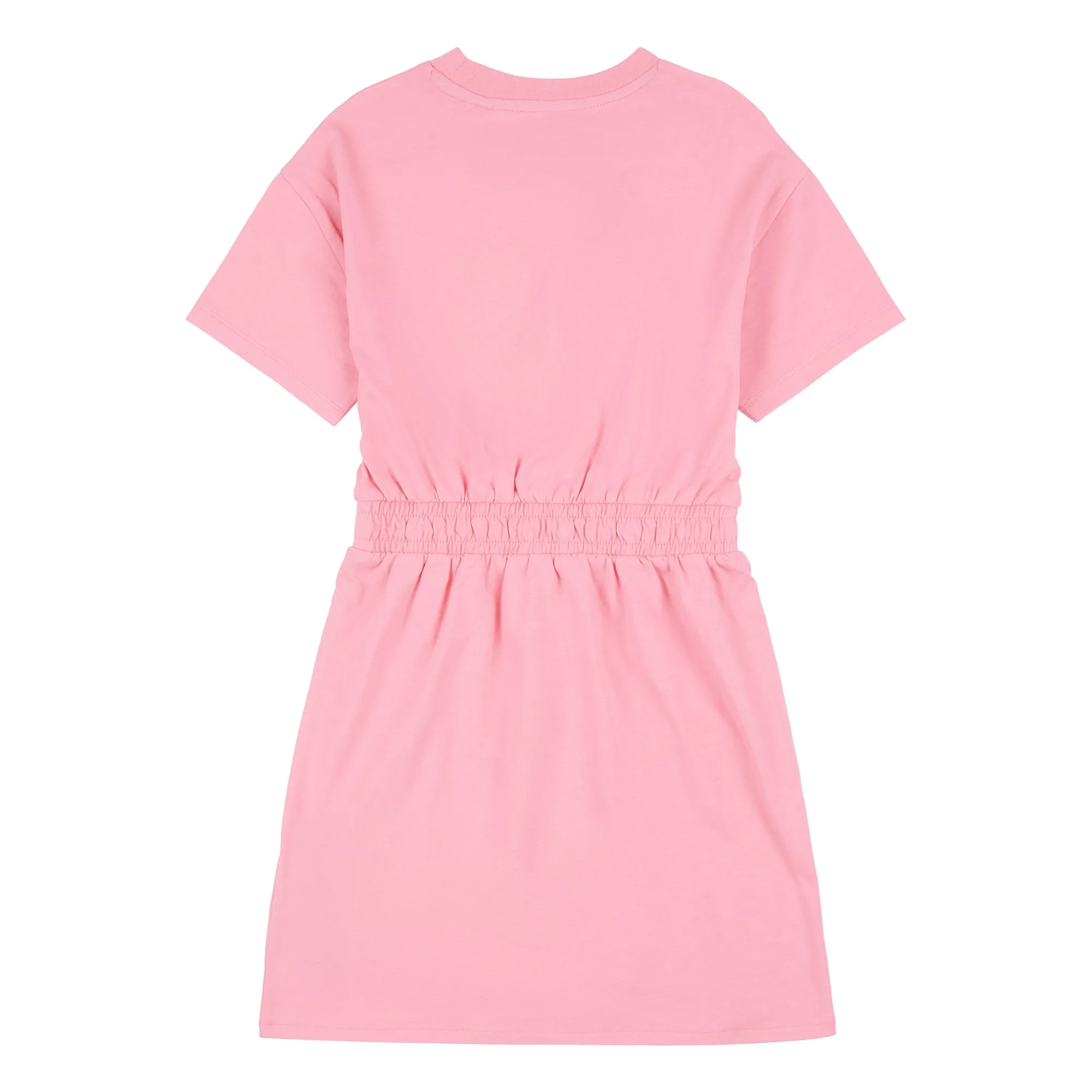 ELLE Girls Plumeria Pink Block Logo Dress