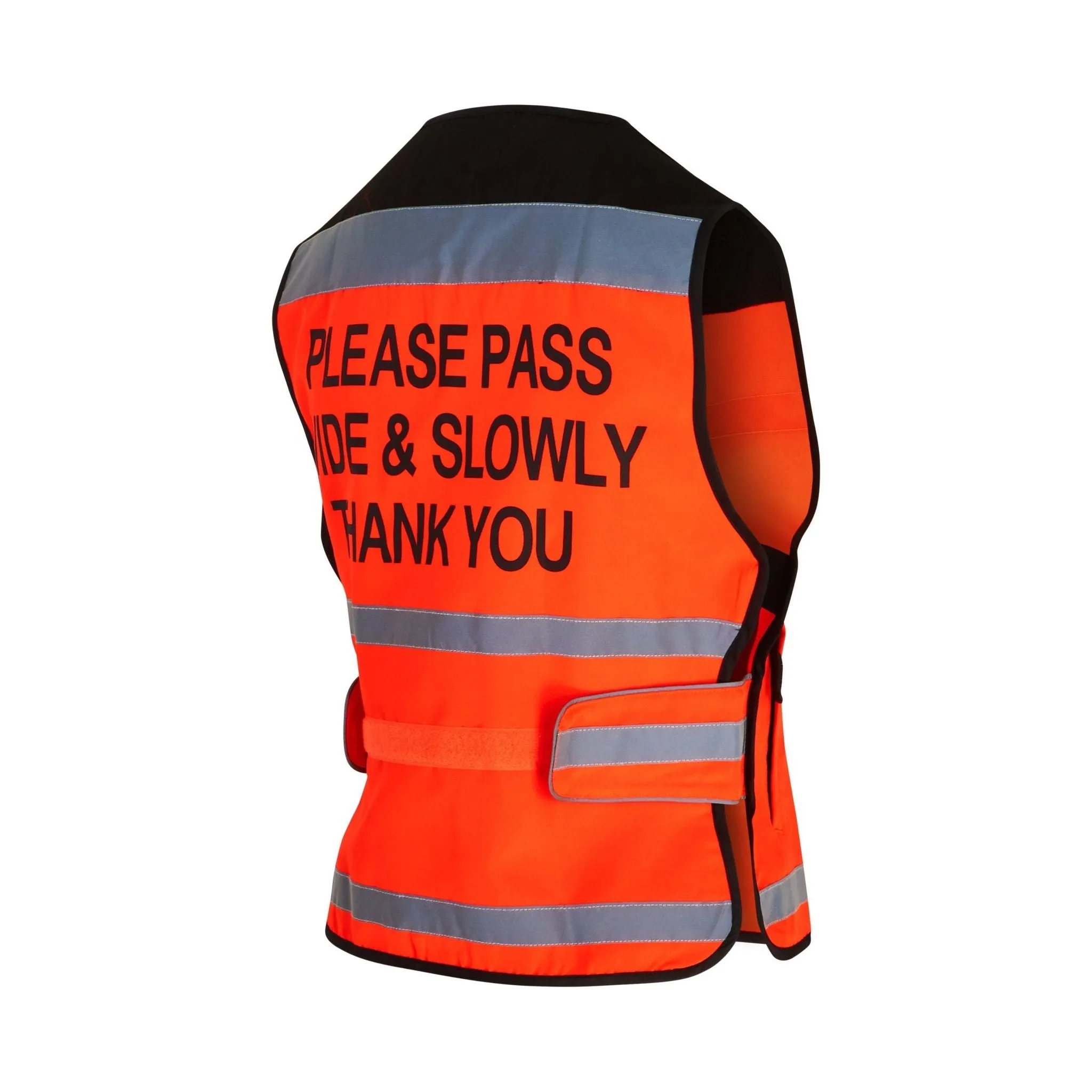 Equisafety Child Hi Vis Waistcoat- Horse In Training -O