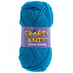 Essential Knitting Yarn - Cyan (Shade 420)