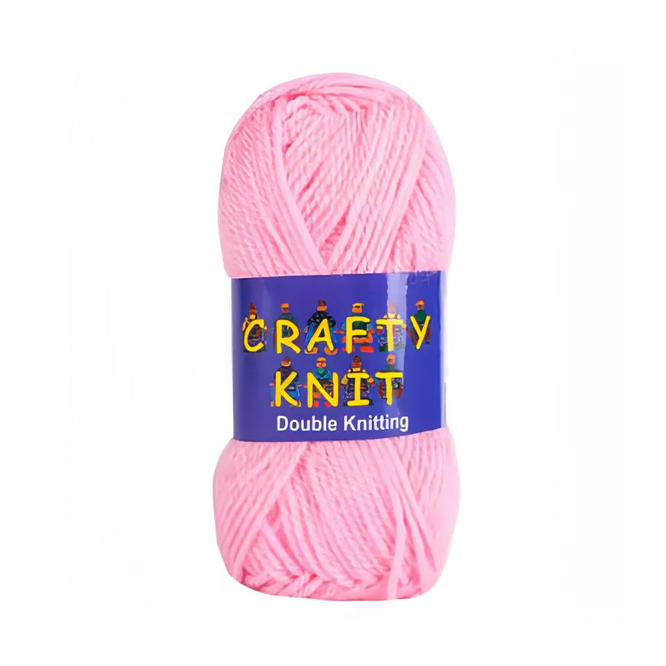 Essential Knitting Yarn - Pink (Shade 413)