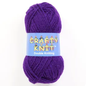 Essential Knitting Yarn - Violet (Shade 424)