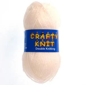 Essential Knitting Yarn - White (Shade 350)