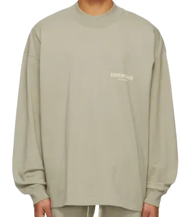 Essentials Fear of God Cotton Jersey Long Sleeve T-Shirt - Green