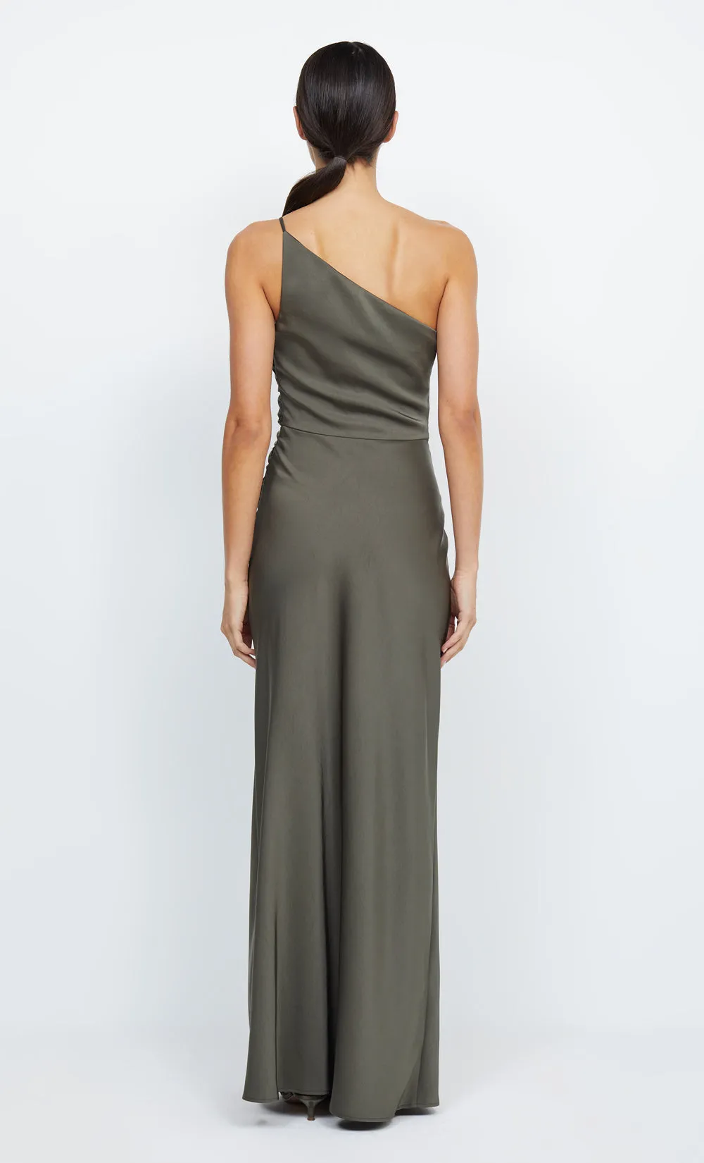 ETERNITY ASYM MAXI DRESS - DARK WILLOW